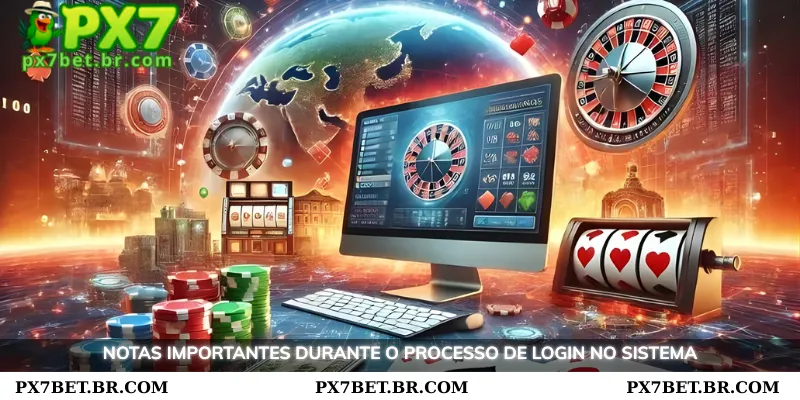 Guia de PX7 Login para Acesso Rápido e Seguro 5 Notas importantes durante o processo de login no sistema