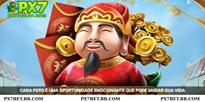 PX7 Cai Shen Pescaria - Cace Peixes e Ganhe Prêmios com o Deus da Fortuna 4 Cada tiro é uma chance emocionante de mudar de vida