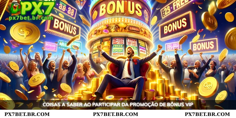 VIP Bonus PX7 - Oportunidade de Receber Promoções Especiais e Exclusivas 4 O que saber ao participar da promoção VIP Bonus